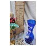 Mary Gregory Vase and Various Vintage Mary Gregory Vase and Various Vintage