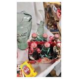 Coke Glass Pitcher, Bottles, Playing Cards Coke Glass Pitcher, Bottles, Playing Cards