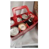 Coke Wood Case, Bottles, Cans, 1998 Holiday Carrier Coke Wood Case, Bottles, Cans, 1998 Holiday Carrier