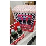 Coca Cola Thermometer, Cookie Jar and Tins Coca Cola Thermometer, Cookie Jar and Tins