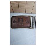 Pair of Belt Buckles-Borchert Ingersoll and CAT Pair of Belt Buckles-Borchert Ingersoll and CAT