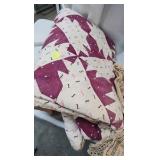 Lap Quilt-Crochet Doilies-Christmas Decorations Lap Quilt-Crochet Doilies-Christmas Decorations