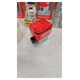 Coke Salt/Pepper Shakers and S/P Shaker Caddy Coke Salt/Pepper Shakers and S/P Shaker Caddy