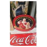 Coca Cola Trays and Nostalgic Metal Sign Coca Cola Trays and Nostalgic Metal Sign