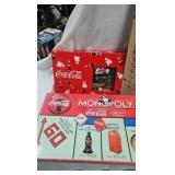 Coca Cola Checkers, Monopoly, Light Set, Minature Decorative Bench Coca Cola Checkers, Monopoly, Light Set, Minature Decorative Bench