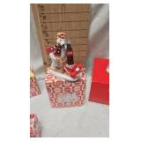 Coke Bear Figures, Snow Village Billboard- Soda Fountain Coke Bear Figures, Snow Village Billboard- Soda Fountain