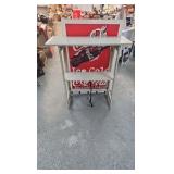 Coca Cola Advertising Sign w/Sample Stand, and Shelf Brackets Coca Cola Advertising Sign w/Sample Stand, and Shelf Brackets