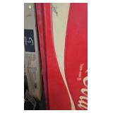 Vintage 2'x5' Coca Cola Sign 1970's Vintage 2'x5' Coca Cola Sign 1970's