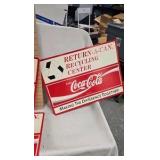 Lot of Coca Cola Recycling Advertising Signs Lot of Coca Cola Recycling Advertising Signs