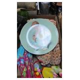 Cherub Wall Shelf and Various Vintage Items Cherub Wall Shelf and Various Vintage Items