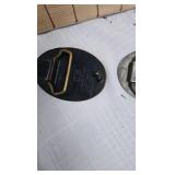 Pair of Belt Buckles-Hunting Dog and Deer Pair of Belt Buckles-Hunting Dog and Deer