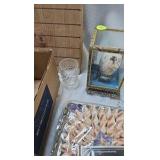 Shell Trinket Box, Tea Set, Painted Egg Décor Shell Trinket Box, Tea Set, Painted Egg Décor