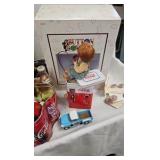 Coke Sata Figure, Bottles, Stapler Coke Sata Figure, Bottles, Stapler