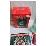 Vintage Coke Lot with Trays, Accessory Light , misc Vintage Coke Lot with Trays, Accessory Light , misc