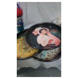 Coca Cola Trays, Tin, Cup, Tabletop Musical Bank Coca Cola Trays, Tin, Cup, Tabletop Musical Bank