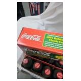 Vintage Coke Bottles with 2001 Holiday Dual Classic Carrier Vintage Coke Bottles with 2001 Holiday Dual Classic Carrier