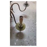 Vintage Chandelier and basket lot Vintage Chandelier and basket lot