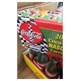 Coke Wood Crate, Bottles, 2002 Nascar Carrier Coke Wood Crate, Bottles, 2002 Nascar Carrier