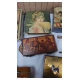 Lot of Cardboard and Wood Pencil/Trinket Boxes Lot of Cardboard and Wood Pencil/Trinket Boxes