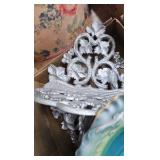 Vintage décor bowl, Doll, Snowman, Wall Shelf/planter Vintage décor bowl, Doll, Snowman, Wall Shelf/planter