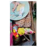 Cherub Wall Shelf and Various Vintage Items Cherub Wall Shelf and Various Vintage Items