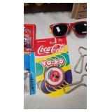 Coca Cola Napkins, tins, wood décor sign, wallets Coca Cola Napkins, tins, wood décor sign, wallets