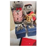 Coca Cola Musical Bank w Bears, tins, Planter, etc Coca Cola Musical Bank w Bears, tins, Planter, etc