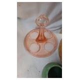 Vintage Dishes and Wood Bowl as Pictured Vintage Dishes and Wood Bowl as Pictured