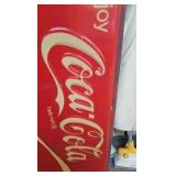 Vintage 2'x5' Coca Cola Sign 1970's Vintage 2'x5' Coca Cola Sign 1970's
