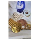 Mary Gregory Vase and Various Vintage Mary Gregory Vase and Various Vintage