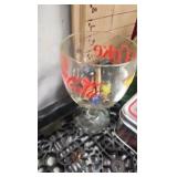 Coke Clock, Goblet, Tin, and Books Coke Clock, Goblet, Tin, and Books