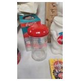 Coca Cola Sugar Shaker w/box, Santa Snow Globe by Hallmark Coca Cola Sugar Shaker w/box, Santa Snow Globe by Hallmark