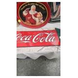 Coca Cola Trays and Nostalgic Metal Sign Coca Cola Trays and Nostalgic Metal Sign