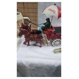 Cast Iron Coke Horse and Wagon Delivery and Misc Cast Iron Coke Horse and Wagon Delivery and Misc