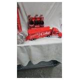 Coke Silverware Set, Semi and Trailer, Nascar Themed Bottles Coke Silverware Set, Semi and Trailer, Nascar Themed Bottles