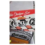Coca Cola Checkers, Monopoly, Light Set, Minature Decorative Bench Coca Cola Checkers, Monopoly, Light Set, Minature Decorative Bench