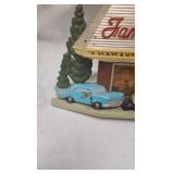 Coca Cola Family Diner Vintage Clock Coca Cola Family Diner Vintage Clock