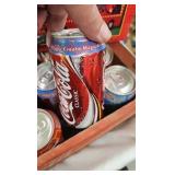 Coke Wood Case, Bottles, Cans, 1998 Holiday Carrier Coke Wood Case, Bottles, Cans, 1998 Holiday Carrier