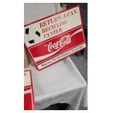 Lot of Coca Cola Recycling Advertising Signs Lot of Coca Cola Recycling Advertising Signs