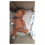 Vintage Dolls and Bears and Push Toy w/bell Vintage Dolls and Bears and Push Toy w/bell