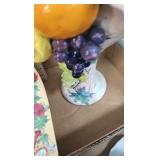Handcrafted Fruit Motiff Vase, Lamp, ETC Handcrafted Fruit Motiff Vase, Lamp, ETC