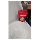 Set of Coke Mixing Bowls, glasses, etc Set of Coke Mixing Bowls, glasses, etc