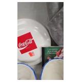 Coke Polar Bear Bowl Set, Tins, Frisbee, Shirt Coke Polar Bear Bowl Set, Tins, Frisbee, Shirt