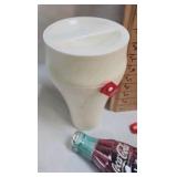 Vintage Coke Lot with Trays, Accessory Light , misc Vintage Coke Lot with Trays, Accessory Light , misc