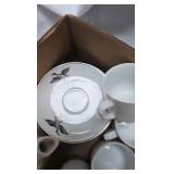 Shell Trinket Box, Tea Set, Painted Egg Décor Shell Trinket Box, Tea Set, Painted Egg Décor