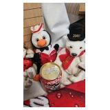 Coca Cola Musical Bank w Bears, tins, Planter, etc Coca Cola Musical Bank w Bears, tins, Planter, etc