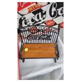 Coca Cola Checkers, Monopoly, Light Set, Minature Decorative Bench Coca Cola Checkers, Monopoly, Light Set, Minature Decorative Bench