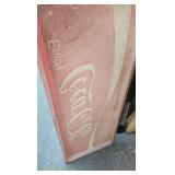 Vintage 2'x5' Coca Cola Sign 1970's Vintage 2'x5' Coca Cola Sign 1970's