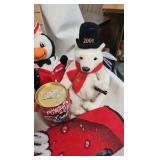 Coca Cola Musical Bank w Bears, tins, Planter, etc Coca Cola Musical Bank w Bears, tins, Planter, etc