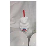 Set of Coke Mixing Bowls, glasses, etc Set of Coke Mixing Bowls, glasses, etc